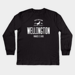 New Zealand, Wellington Kids Long Sleeve T-Shirt